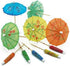 Charmed Luau Tropical Hawaiian Party Decorations - 144 Paper Cocktail Umbrellas, Grass Table Skirt, Lei Garland