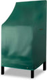 1 Pack-Green RosieLily High Back Patio Chair Covers Waterproof Heavy Duty Stackable Outdoor Bar Stool Cover Brown Patio