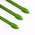 Orgrimmar 17.7" Balcony(Pack 2) Vine Trellis Support Flowers Plants Cage Triple Plastic Pillar with Iron Rings Vine