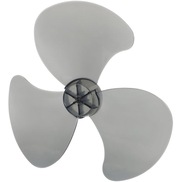 VOSAREA Universal Fan Blades Replacement for Household Table Fans, Plastic Fan Blade with Nut Cover (Black)