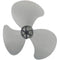 VOSAREA Universal Fan Blades Replacement for Household Table Fans, Plastic Fan Blade with Nut Cover (Black)
