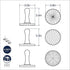 Nordic Ware Geo Cast Cookie Stamps
