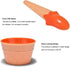 Dessert Bowls, 4 Pack Ice Cream Bowl Spoon Set, Durable Plastic Frozen Yogurt Cups with Spoons, Lovely Dessert Bowl for