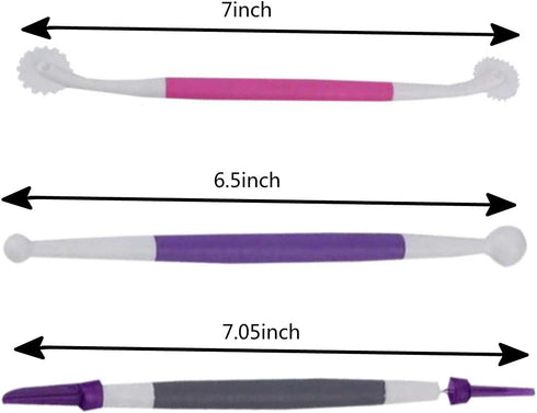 5 Pieces Cake Decorating Tool Set, Brushes for Cake Cookie Fondant Decoration