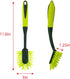 Pine-Sol Long Handle Dish Brush - Soft Bristle Kitchen Scrubber Safe for Non-Stick Cookware, Oblong