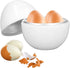Egg Cooker, 4 Eggs Capacity Hard Boiled, Egg Shape Microwave Function Egg Boiler, Capacity Compact Design Cooking Tools for Kitchen Home by Mwrode