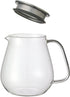 Kinto Stainless Unitea One Touch Teapot 720 Milliliter - Heat-resistant Glass with Stainless Steel Strainer (Japan