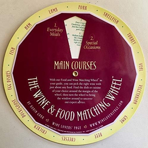 Wine and Food Pairing Matching Wheels By Robin Garr