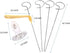 2 Set Tornado Spiral Potato Cutter, Manual Slicer, Fry Vegetable Spiralizer Chips Maker with 4 Stainless Steel Sticks