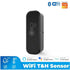 Wifi Temperature and Humidity Sensor, Compatible with Alexa and Google Home, No Hub Required, 4-Pack (No Battery)