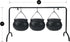 ORIENTAL CHERRY Halloween Decor - Set of 3 Witches Cauldron Serving Bowls on Rack for Home Kitchen Decoration