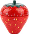 Maxmartt Strawberry Shaped Kitchen Timer, Wind Up 60 Minutes Manual Countdown Timer, Cute Loud Ring