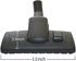 EZ SPARES 1 1/4 inch 32mm Universal Vacuum Cleaner Floor Brush With Metal Base&PP Hair&Big Wheel Carpet Combo Tool New Designed to Fit Most Brands Like Hoover, Eureka, Dirt Devil, Rainbow