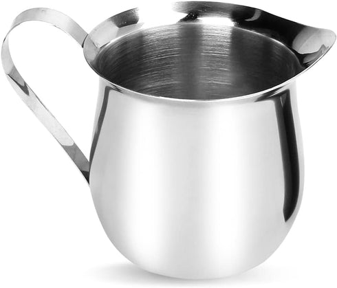 Rolin Roly 240ML Milk Frothing Pitcher, Stainless Steel Small Bell-Shaped Creamer Jug for Barista