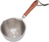 Stainless Steel Saucepan, Non-Stick Multipurpose Sauce Pan with Pour Spout and Wood Handle for Cooking Heating