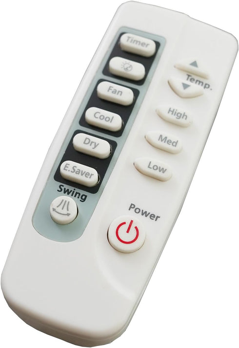 Replacement Remote Control for GE Air Conditioner Models ARC-715, ARC-767, ASD06LB, ASD06LBS1, ASH06LB, ASH06LBS1,