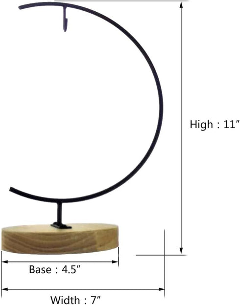YY YEARCHY Awesomes Ornament Display Stand, Indoor Metal Air Plant Holder for Hanging Glass Globes