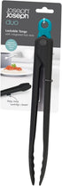 Joseph Joseph Duo Lockable Tongs Hygienic with Integrated Tool Rest & Non-Slip Feet, Suitable for Non-Stick Cookware, Heat-Resistant by Joseph Joseph