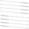 GFDesign Drinking Straw Cleaning Brushes Set, 8" x 3/8" (10mm), Set of 8, Nylon Bristles
