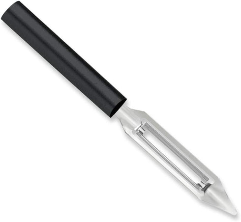Rada Cutlery Vegetable Peeler (W232), 1.75" Stainless Steel Blade, Black Handle