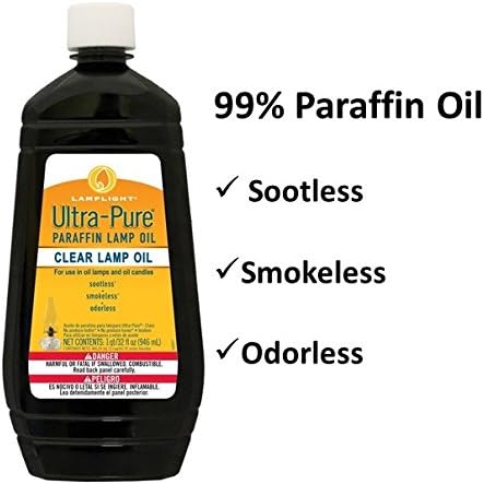 Lamplight Ultra-Pure Lamp Oil, Clear/Colorless, 32 oz, 60009