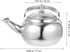 Holibanna Stainless Steel Tea Kettle, Whistling Water Boiling Kettle, Classic Mirror Polished Teapot 14cm