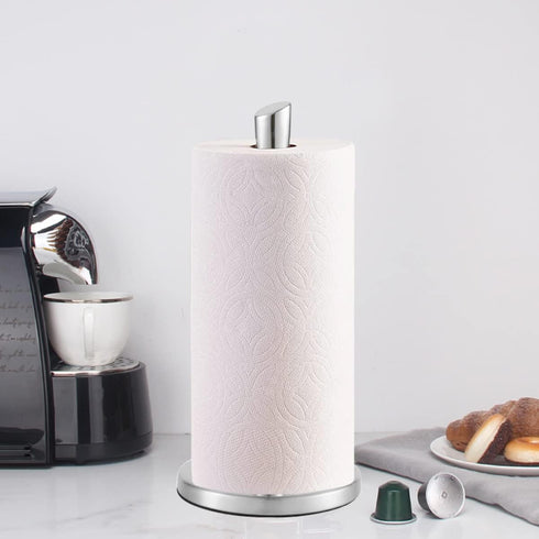 countertop, Paper Towel Holder Free-Standing Kitchen roll Holder for Kitchen Bathroom, Paper Towel Holder Stand
