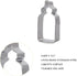 Twinkle Twinkle Little Star Themed Cookie Cutters, 7 Pack Baby Shower Baking Molds, Stainless Steel Biscuit Cutter Set