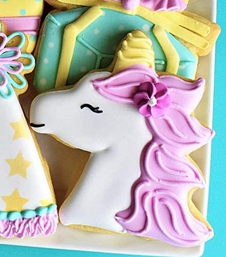 Unicorn Head Cookie Cutter, 4" - Made in USA by Ann Clark