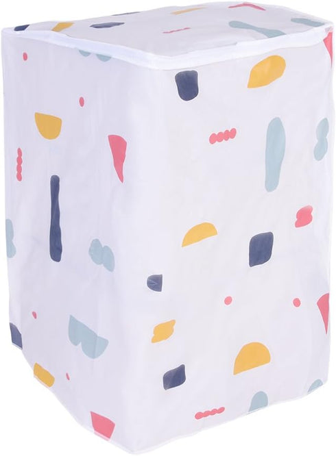 Yctze Waterproof Washing Machine Cover, Zipped Dust Protection for Top Front Load Washer Dryer, Clamshell Design