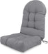 Adirondack Chair Cushion,Outdoor Waterproof Rocking Chair Cushion 44x19x4in Gray Non-Slip High Back