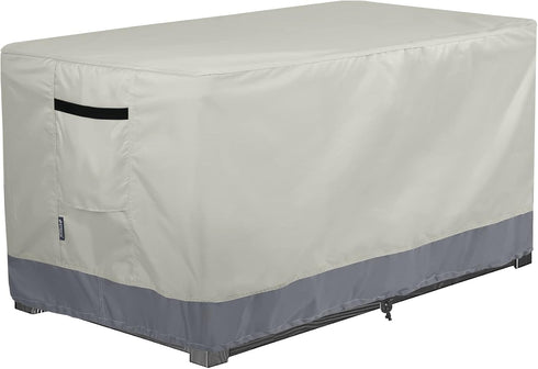 Patio Deck Box Cover Waterproof Outdoor Rectangular Storage Bench Cover 52L x