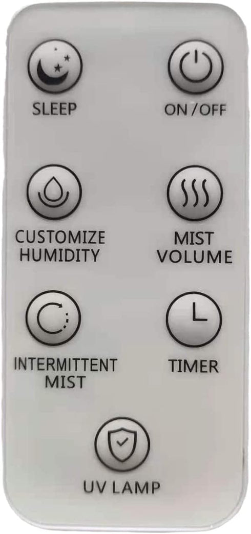 Remote Control for Honovos 8L 2.1Gal Ultrasonic Cool Mist Top Fill Humidifier