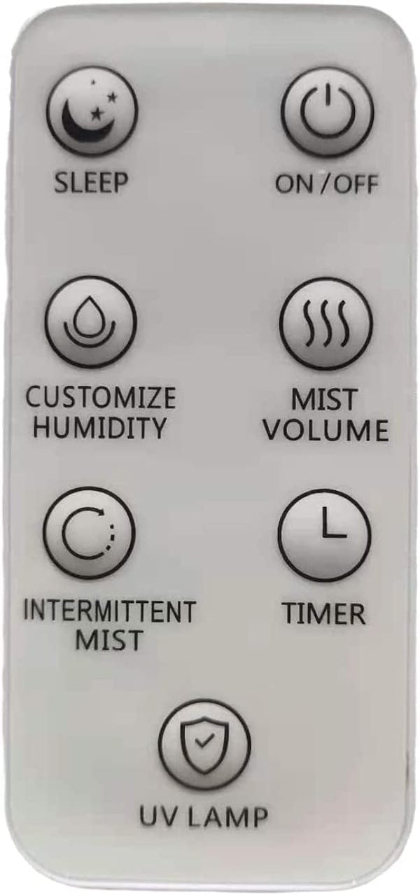 Remote Control for Honovos 8L 2.1Gal Ultrasonic Cool Mist Top Fill Humidifier