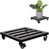 Idzo 14Inch Plant Caddy with Wheels Heavy Duty Capacity 385 Lbs, Metal