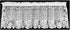 Heritage Lace Victorian Rose Valance, 60-Inch Wide by 16-Inch Drop, White