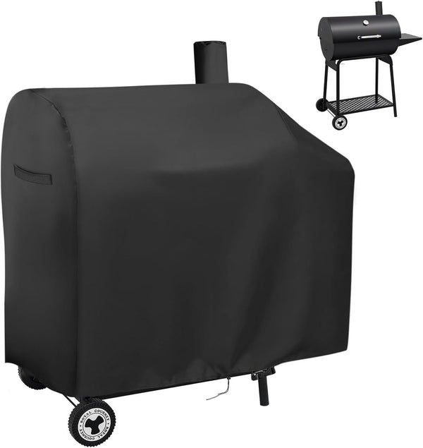Yoyong Charcoal Grill Cover for Royal Gourmet CC1830, Water-Resistant BBQ Grill Cover in Black