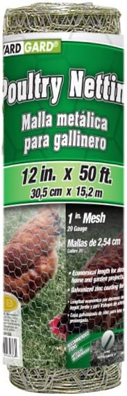 YARDGARD 308415B Fence, 50 Feet Galvanized Color