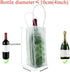 Wine Cooler Bag, Ice Bag for Wine Beer Bottle (2 Pack), Instant Cooling and Keeps Your Drink Cold, Chill Champagne