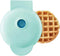 Mini Maker for Individual Waffles, Hash Browns, Keto Chaffles, Easy to Clean Non-Stick Surfaces, 4 Inch