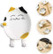 Ceramic Spoon Rest for Kitchen, Cute Cat Shape Utensil Holder, Ladle Rest for Kitchen Counter & Stove Top - Yellow