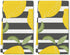 2 Pcs Kitchen Towels - Lemons Kitchen Dish Towels for Home Cleaning, Cooking, and Baking, 16 x 24 Inch