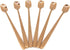 6 PCs Stainless Steel Mixing Spoon with Rose Gold Finish - Stirrer Spoon with Shovel-Shaped Head for Coffee, Ice Tea, Soft Drink, Cocktail, Length 6-1/32-Inch (15.3 cm)