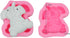 6Pcs/Set Elephant Silicone Molds & Stainless Steel Cookie Cutters for Baby Shower Party Favors Supplies