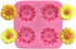 3D Daisy Rose Flowers Silicone Mold for Cupcake Cake Decorating Tool, Chocolate Gumpaste Mold, Sugarcraft Bakeware (4
