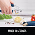 Set, GORILLA GRIP Garlic Press and Peel Heavy Duty Mincer Tool, Large Ergonomic Handle, Easily Mince and Crush Garlics