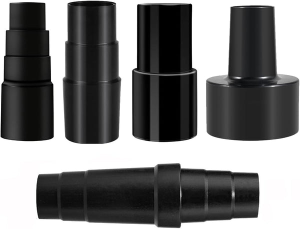 Universal Vacuum Hose Adapter Kit, Reducer Attachment Set for Shop Vac 1 1/2 to 1 1/4 inch, 1 3/8 inch to 1 1/4 inch