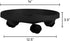14" 360 100 lb Bloem Round Planter Caddy with Wheels: - Black - Durable Plastic Dolly, Degree Wheel Movement