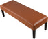 YISUN Leather Dining Room Bench Covers, Stretch Spandex Upholstered Bench Slipcover Removable