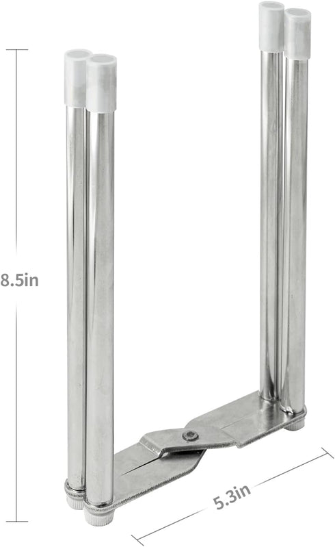 Drying Rack, Stainless Steel Kitchen Stand Holder for Bottles, Cups, and Plastic Bags, Multifunctional Countertop Shelf
